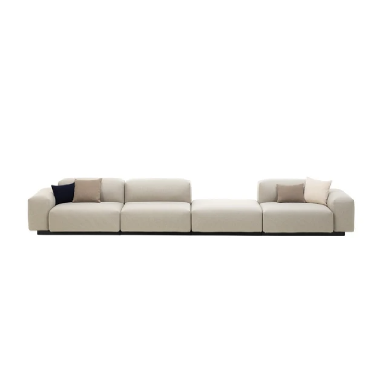 Soft Modular Sofa four-seater, platform