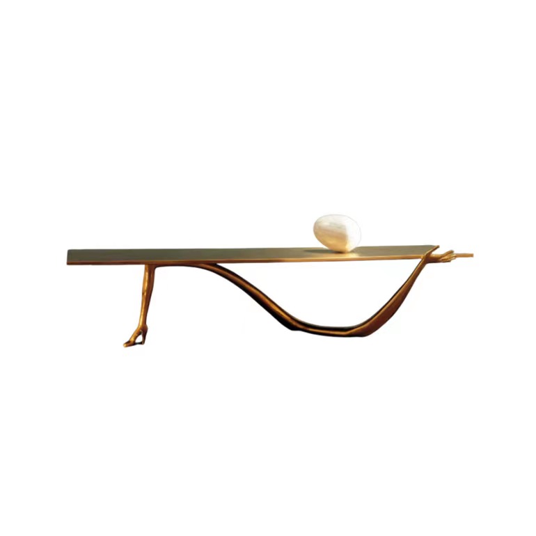 Leda sculpture-table