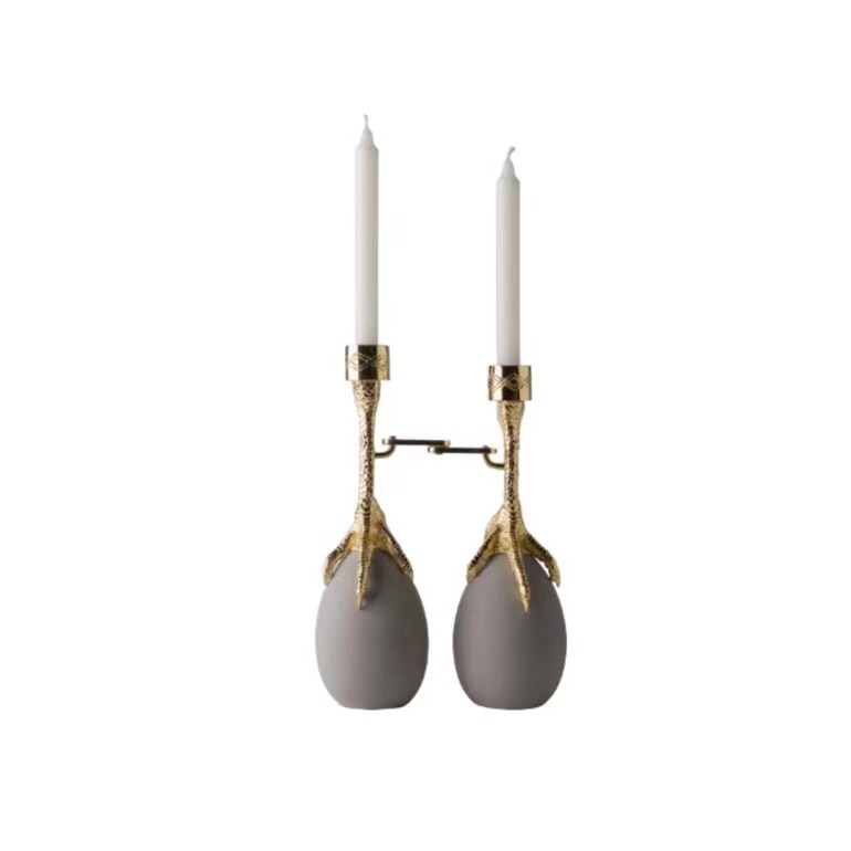 walking hen candleholder