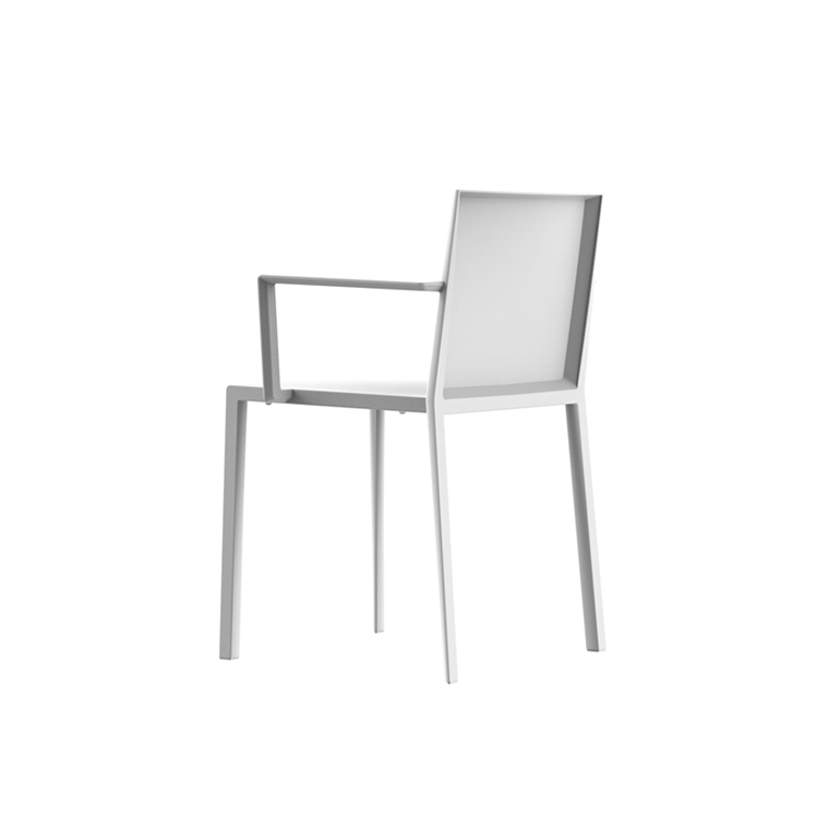 Quartz chair with arms