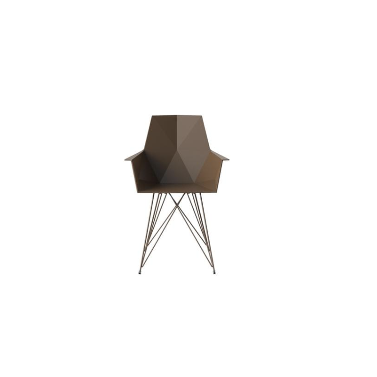 Faz armchair steel base